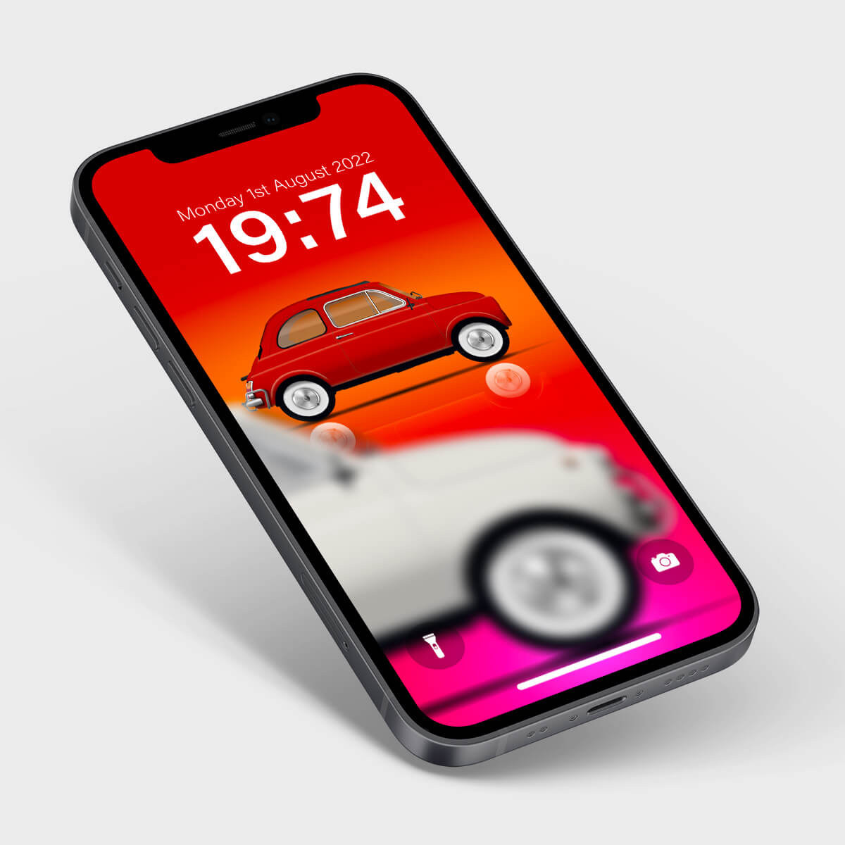 Fiat 500 iPhone Wallpaper